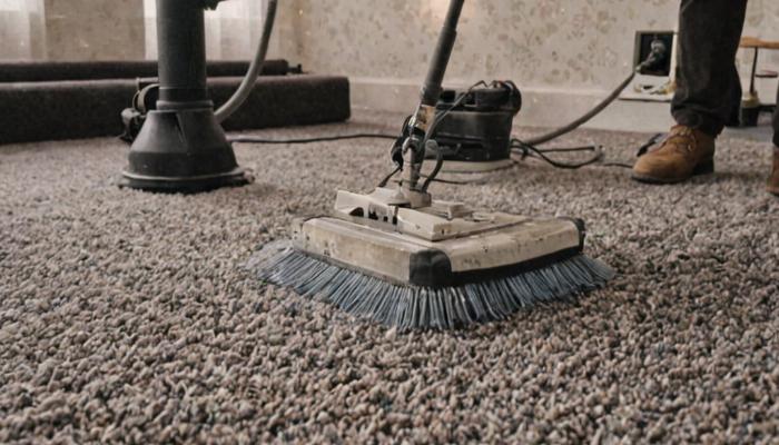 Speed drying equipment and carpet grooming process